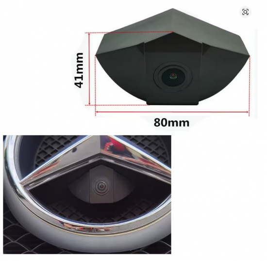 Frontkamera Mercedes Stern Modelle 2008–2021 AHD CVBS Kamera RCA 1080P IP68 Android Display